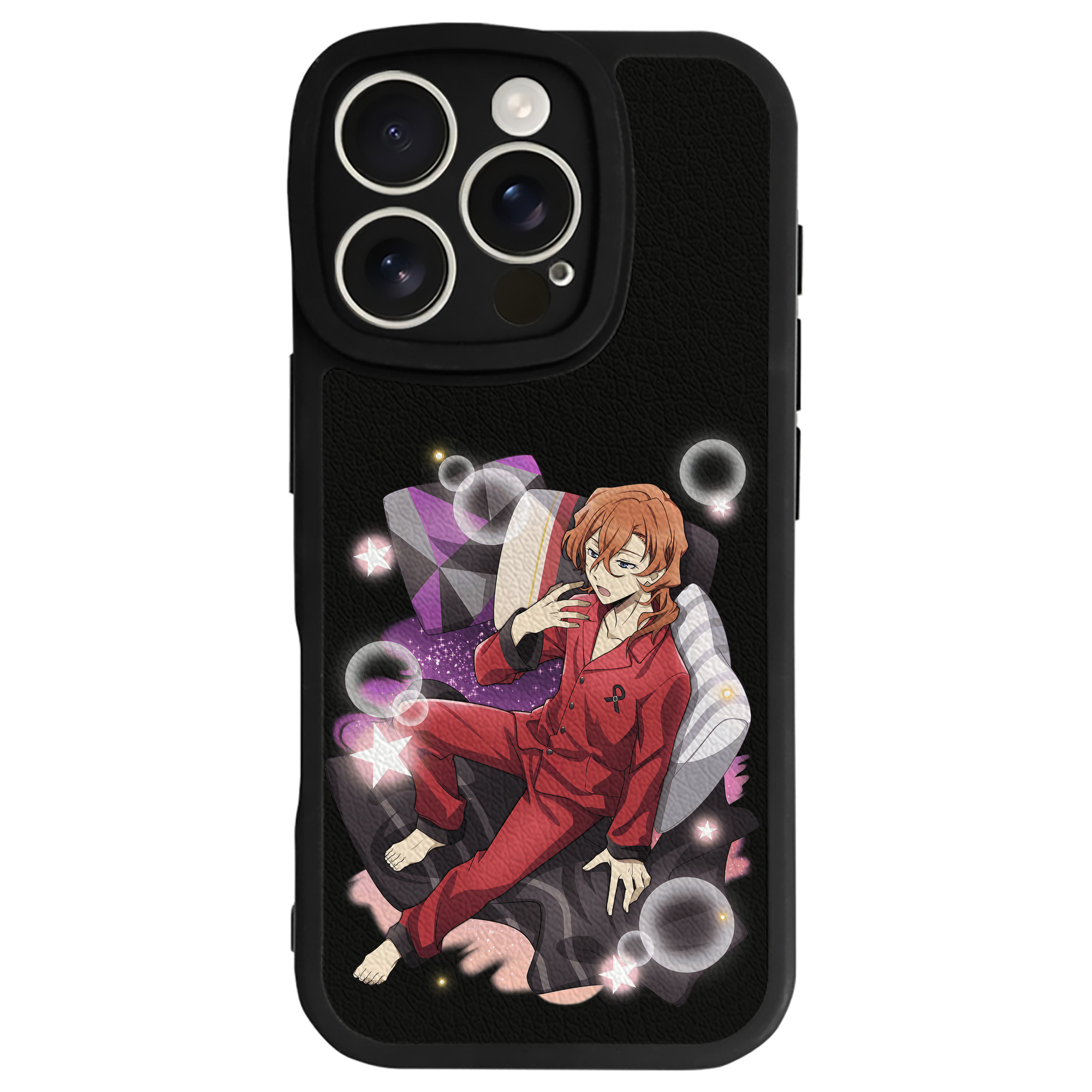 （画像用） 文豪ストレイドッグス Bungo Stray Dogs 【iPhone 16シリーズ対応】シリコンスマホケース（レザー調） 材質：シリコン